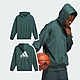 adidas 長袖 Basketball Hoodie 男款 綠 白 保暖 帽T 連帽上衣 拉鍊口袋 籃球 運動 IM8419 product thumbnail 1