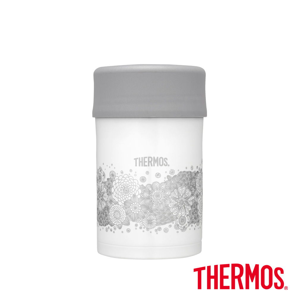 THERMOS膳魔師不鏽鋼真空食物燜燒罐0.5L典雅蕾絲