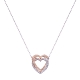 SWAROVSKI INFINITY DOUBLE HEART 水晶項鍊 product thumbnail 1