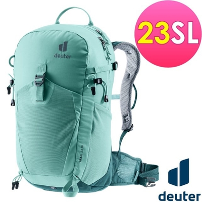 【Deuter】TRAIL 輕量拔熱透氣背包23SL_3440424 湖綠