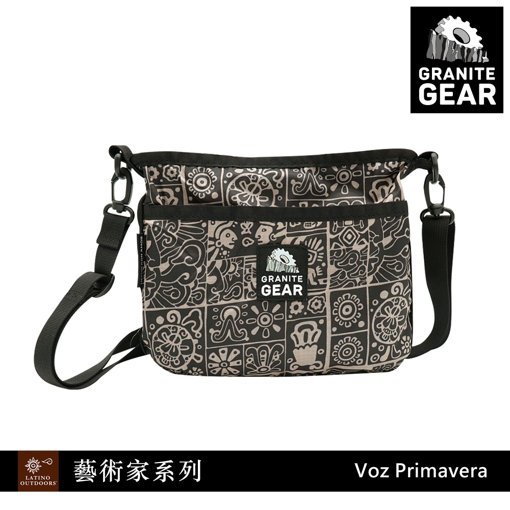 Granite Gear 1000282 Hiker Satchel 輕便收納側背包 / 0020黑-沙色