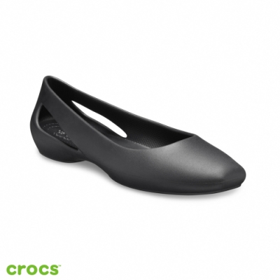 Crocs 卡駱馳 (女鞋) 思瓏女士平底鞋 205873-001