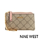 NINE WEST LAWSON附鍊帶零錢包-粉色LOGO紋(119934) product thumbnail 1