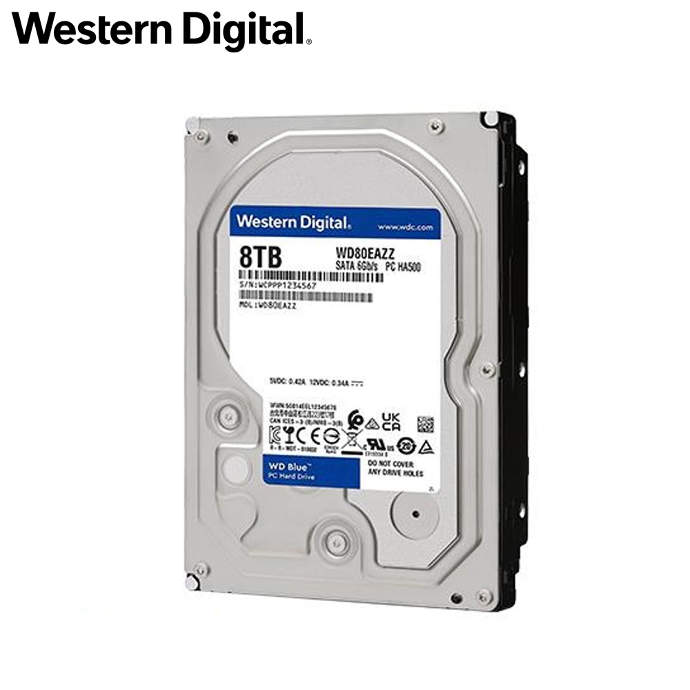 WD 藍標8TB 3.5吋SATA硬碟WD80EAZZ | WD 威騰| Yahoo奇摩購物中心