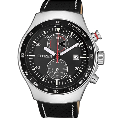 CITIZEN 紳士型男光動能計時男錶(CA7010-19E)43mm