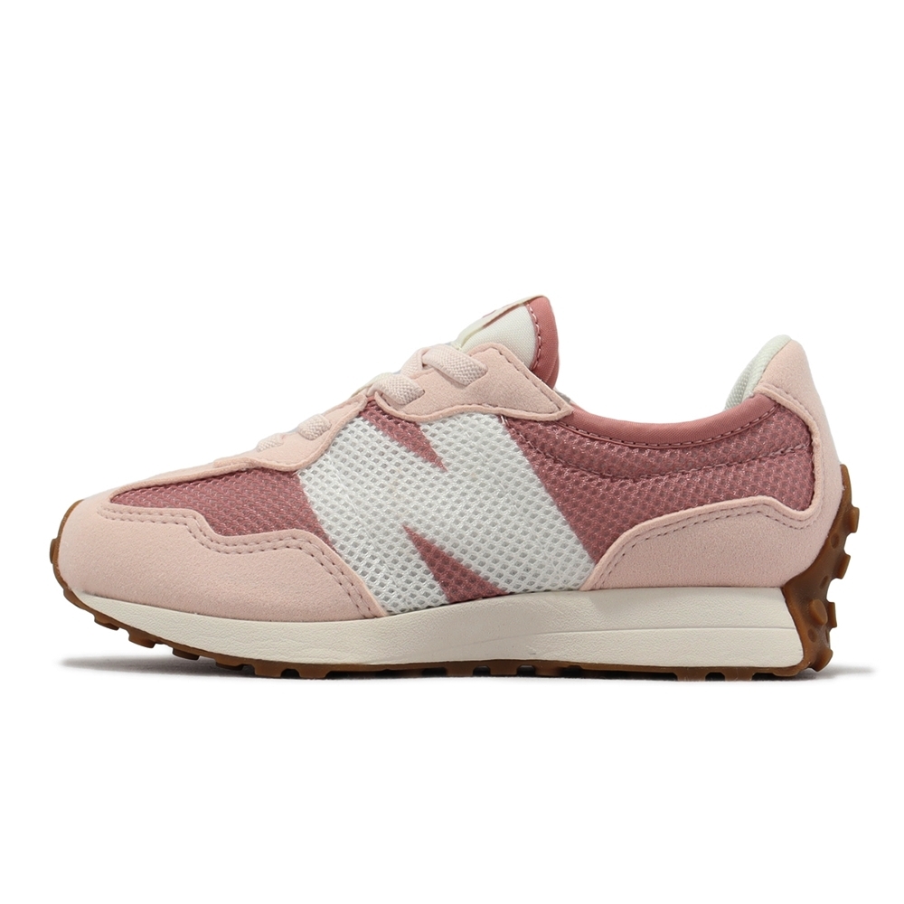 New Balance 327 Bungee 男女大童休閒鞋-粉-PH327MG-W