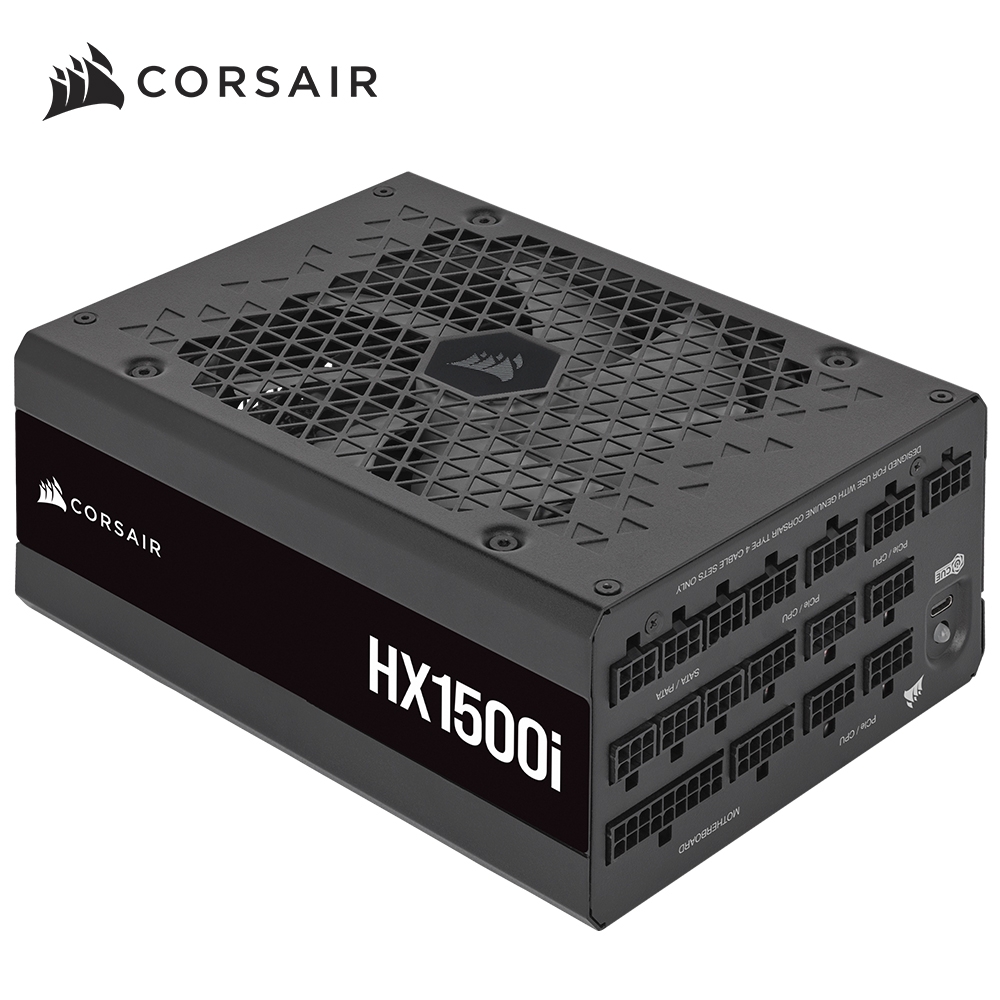 海盜船 CORSAIR HX1500i 1500W 80Plus 白金牌 全模組電源供應器