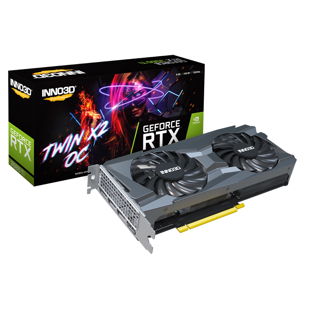 INNO3D 映眾 GeForce RTX 3060TI 8GB GDDR6 TWIN X2 OC LHR 顯示卡