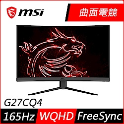 [無卡分期12期] MSI微星 Optix G27CQ4 27型曲面電競螢