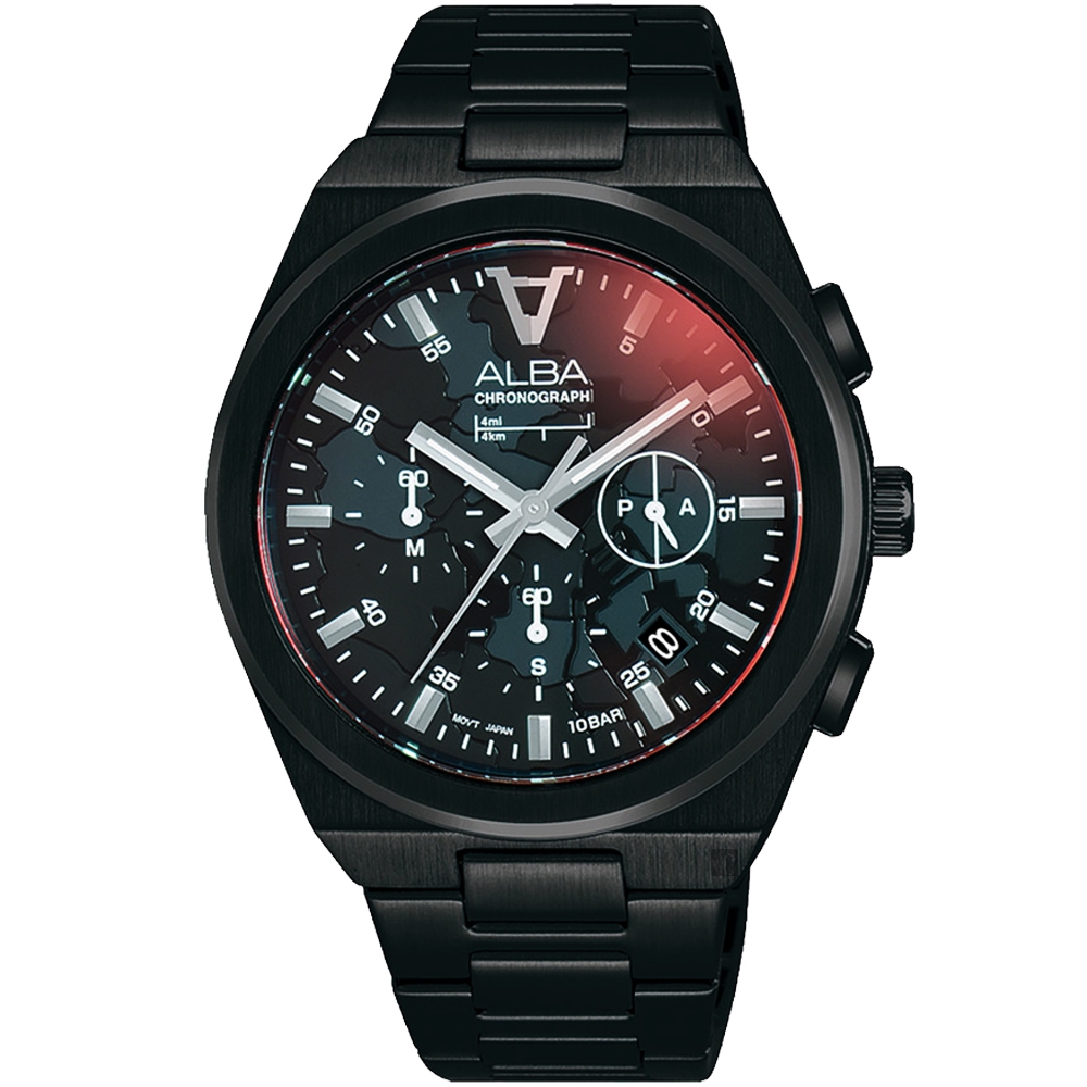 ALBA 雅柏 東京印象計時手錶(AT3H61X1/VD53-X380SD)-41mm
