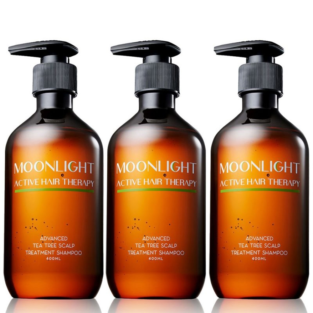 Moonlight 進化版茶樹控油淨化洗髮精 400mL x3