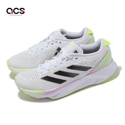 adidas 慢跑鞋 Adizero SL W 女鞋 白 綠 透氣 緩震 回彈 路跑 運動鞋 愛迪達 IG3345