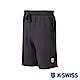 K-SWISS Vintage Logo Swearshorts棉質短褲-男-黑 product thumbnail 1