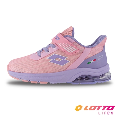 【LOTTO 義大利】童鞋 SPEEDRIDE 601 氣墊跑鞋(玫瑰粉-LT3AKR8943)