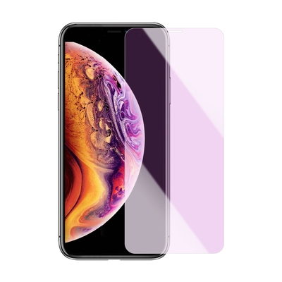 iPhone XS Max 藍紫光高清非滿版防刮保護貼 XSMax保護貼