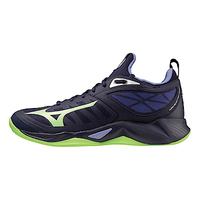 Mizuno Wave Dimension [V1GA224011] 男 排球鞋 運動 訓練 襪套式 包覆 緩震 藍紫