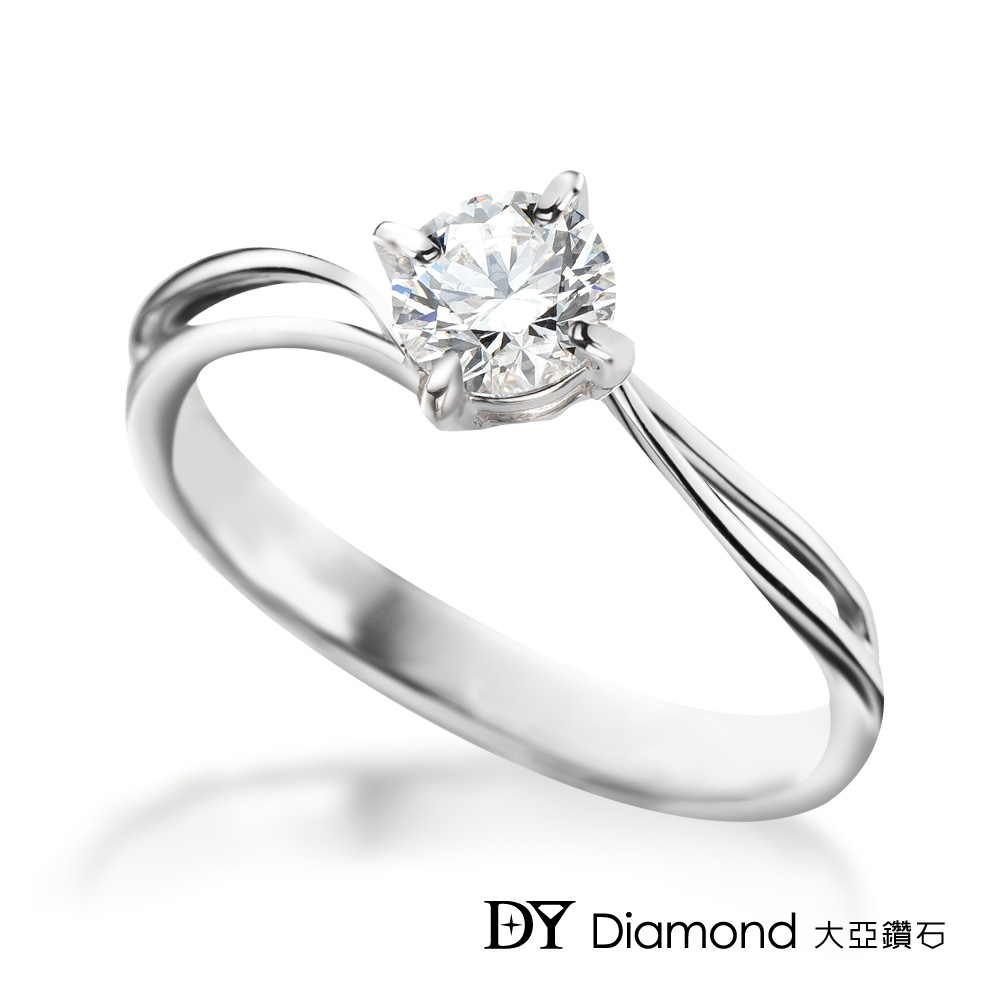 DY Diamond 大亞鑽石 18K金 0.50克拉 F/VS2  求婚鑽戒