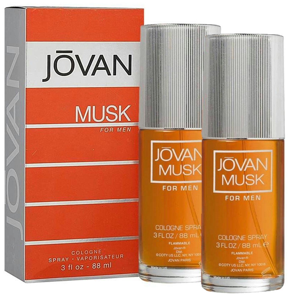 Jovan Musk Cologne 麝香男香 88ml - 2入組