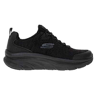 Skechers D Lux Walker SR [200106WBLK] 男 工作鞋 寬楦 輕量耐油 止滑 套入式 黑