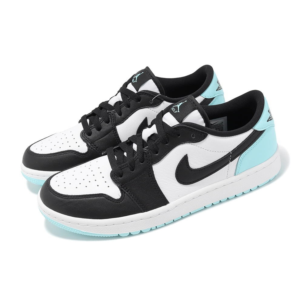 Nike 高爾夫球鞋Air Jordan 1 Low Golf 男鞋黑綠Copa 皮革AJ1 DD9315