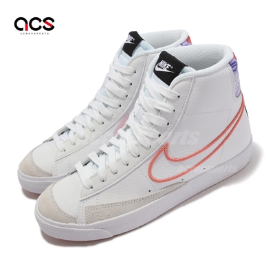 Nike 休閒鞋 Blazer Mid 77 SE2 女鞋 經典款 高筒 皮革 球鞋穿搭 大童 白 粉 DJ0265100