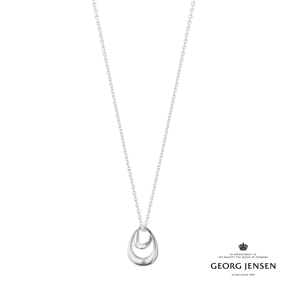 Georg Jensen 喬治傑生 OFFSPRING 純銀項鍊，小 網路限定