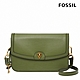 FOSSIL Ainsley 真皮翻蓋斜背包-橄欖綠 SHB3067376 product thumbnail 1