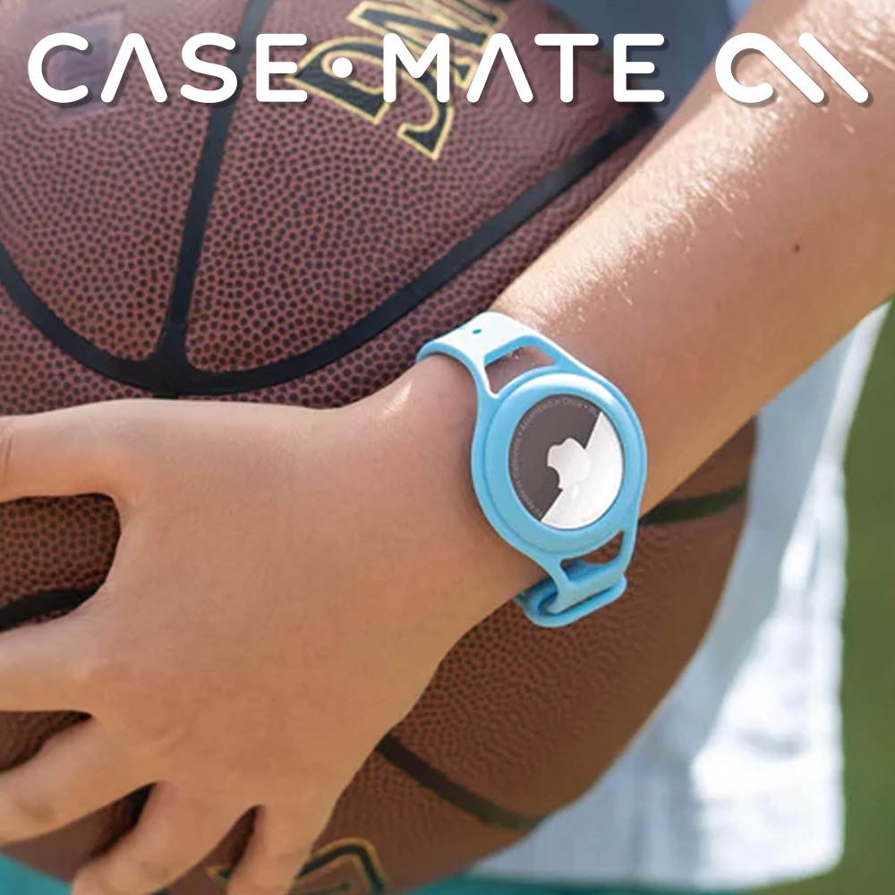 美國 CASE·MATE AirTag 專用孩童定位手環 - 天空藍