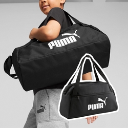 Puma 包包 Phase Sports Duffle Bag 男女款 黑 白 健身包 行李袋 手提 大容量 07994901