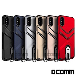 GCOMM iPhone Xs Max 銀鉤盾甲保護殼 Hook Shield