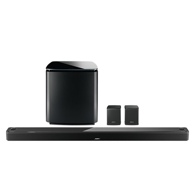 Bose 杜比全景聲家庭影院組合(3件組)(SoundBar 聲霸)-黑色| 家庭