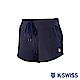 K-SWISS Logo Sweatshorts棉質短褲-女-黑 product thumbnail 1