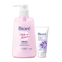 Biore 蜜妮 深層卸妝乳(180ml) 加碼送 清透極淨洗面乳15g