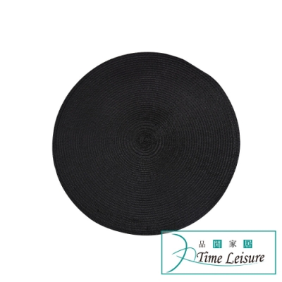 Time Leisure 北歐簡約手工仿草編防水防污雙層隔熱餐墊