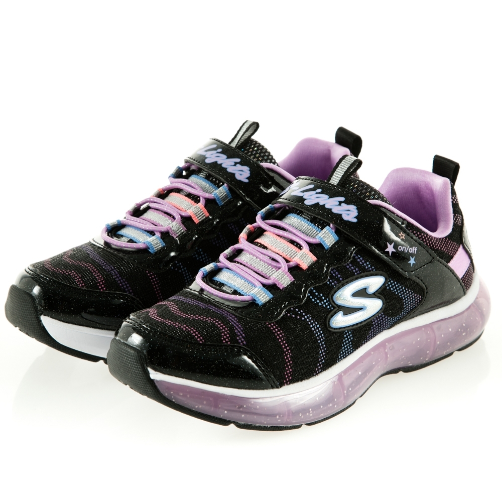 SKECHERS 女童系列 LIGHT SPARKS - 20283LBKMT