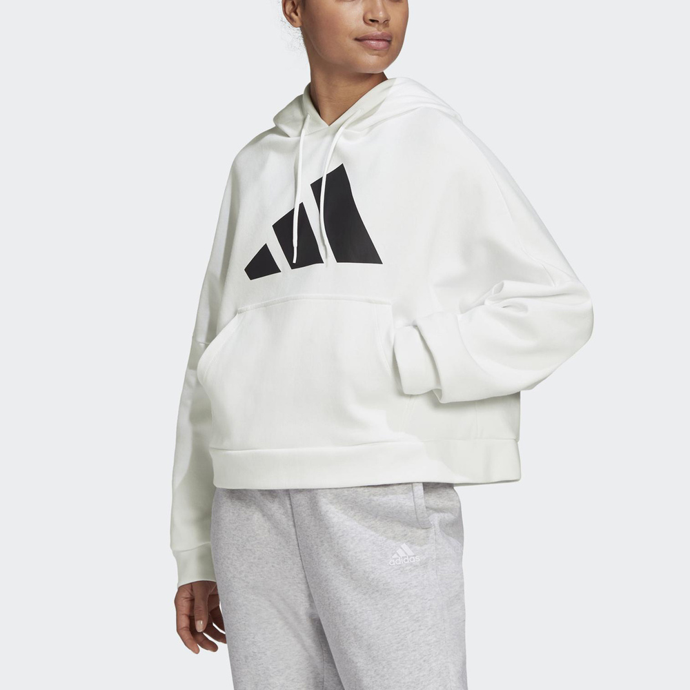 Adidas W UR Hoodie GC9168 女 連帽 上衣 帽T 亞洲版 運動 休閒 背面拉鍊 寬鬆 白黑