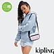 Kipling 藍粉撞色拼接雙層輕巧斜背包-SISKO product thumbnail 1