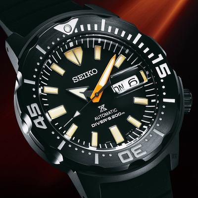 SEIKO 精工 PROSPEX 夜潛怪物 潛水機械錶 送禮推薦-42.4mm (SRPH13K1/4R36-10L0C)_SK045