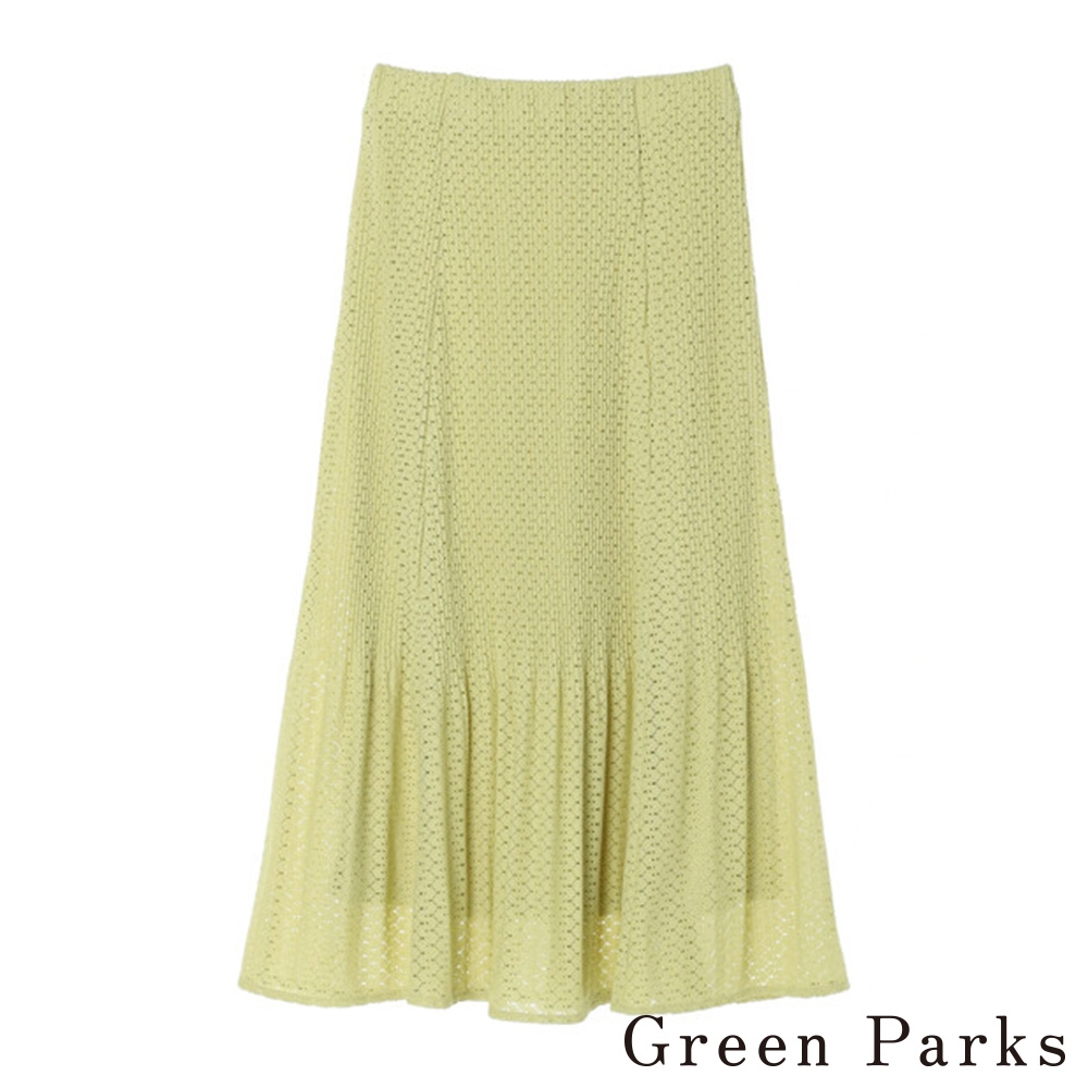 Green Parks  柔美蕾絲百褶裙