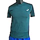 Asics T-Shirts [K11615-82] 男女 短袖 T恤 運動 排汗 吸濕 快乾 柔軟 舒適 台灣製 墨綠 product thumbnail 1