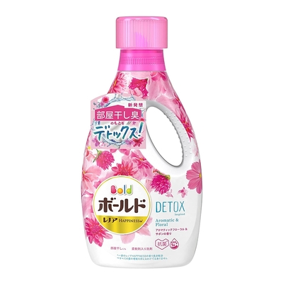 日本 P&G ARIEL BIO 超濃縮抗菌洗衣精 粉紅-牡丹花香850g