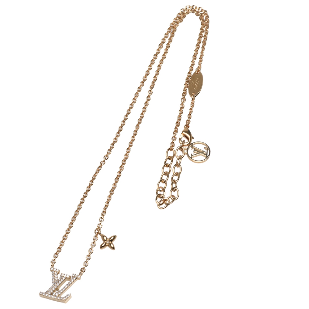 Louis Vuitton MONOGRAM Lv iconic necklace (M00596 )