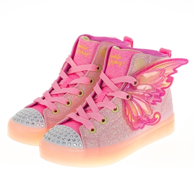 SKECHERS 童鞋 女童系列 音效燈鞋 TWI-LITES 2.0 - 314350LLPMT