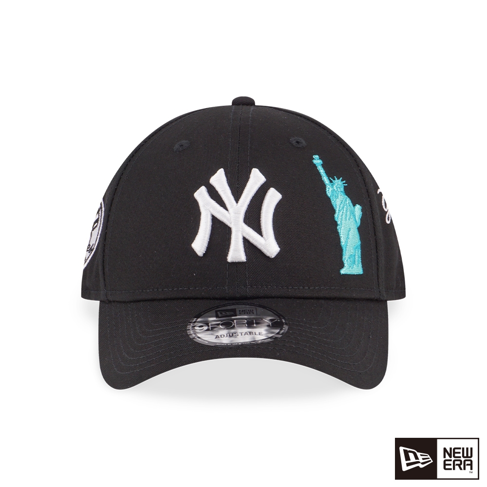 NEW ERA 9FORTY 940 NBA x MLB 洋基 黑, OSFA