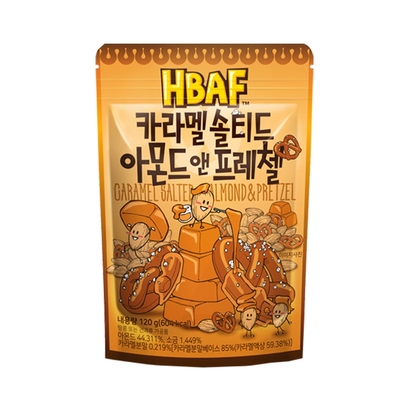 HBAF 焦糖杏仁果與蝴蝶餅(120g)