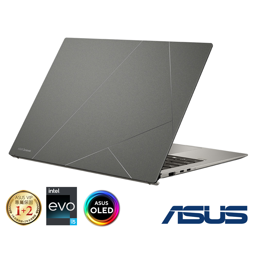 ASUS UX5304VA 13.3吋2.8K筆電 (i5-1335U/16G/512GB/EVO認證/Zenbook S 13 OLED/玄武灰)