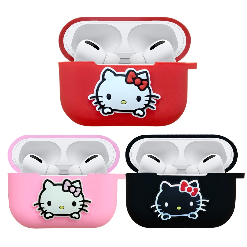 【正版授權】Sanrio三麗鷗 Hello Kitty AirPods Pro專用矽膠保護套