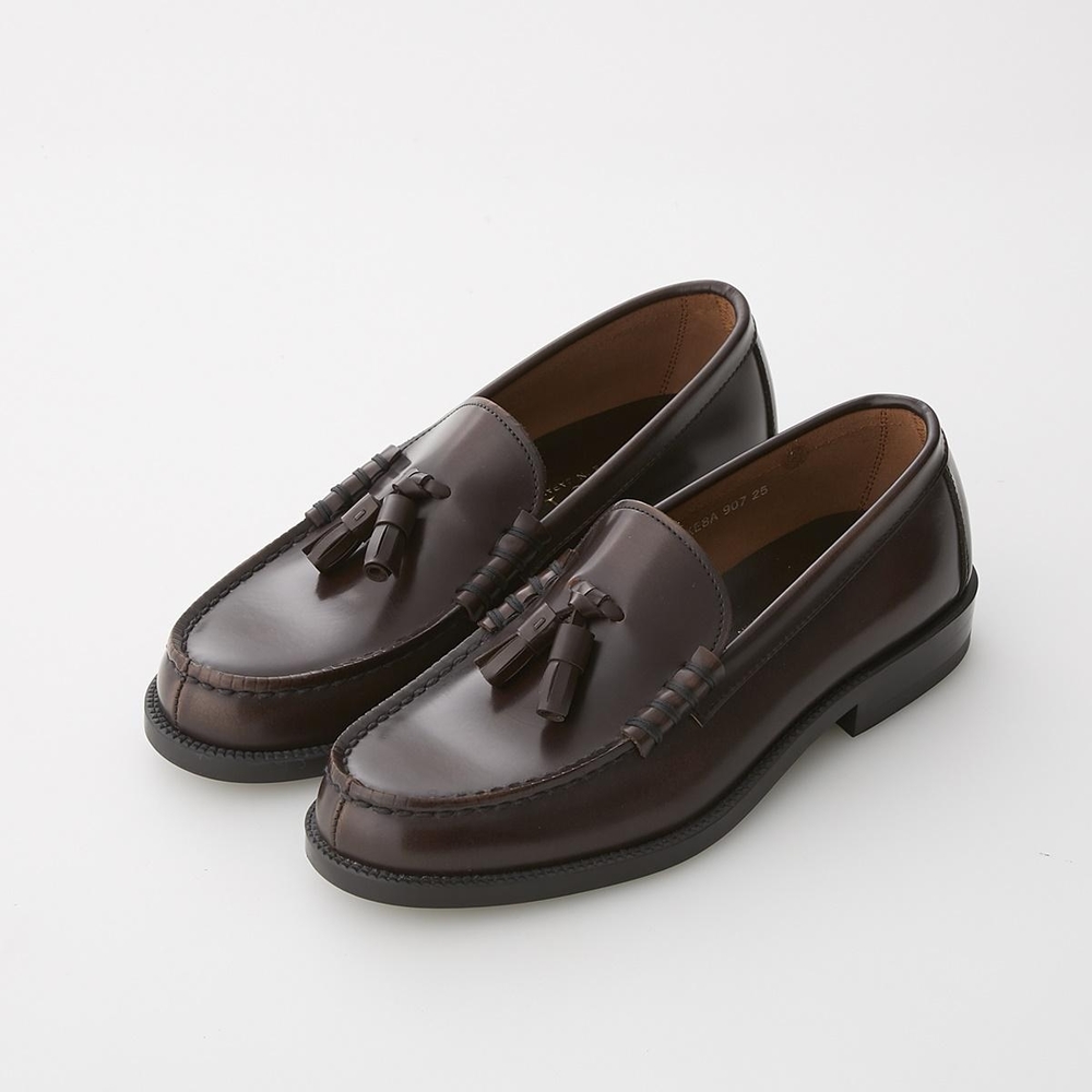 日本 HARUTA 男 平底 英倫風流蘇樂福鞋 全真皮 深咖啡色 復古經典 學生鞋 紳士鞋 907