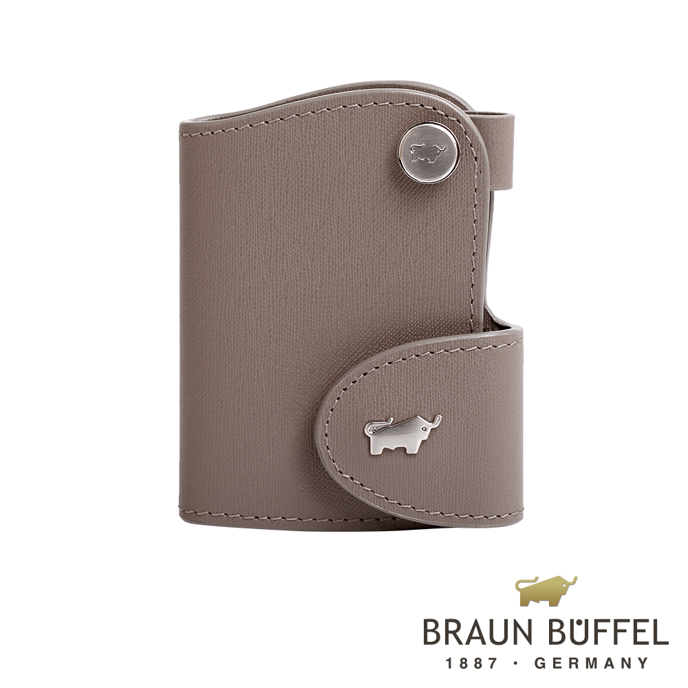 BRAUN BUFFEL 德國小金牛 - HOMME-M系列感應器鑰匙包 - 卡其