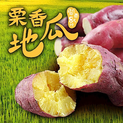 【愛上新鮮】特A級日本栗香地瓜6包(300g/包)